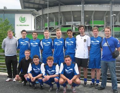 Das Herrenteam beim Bundesfinale in Wolfsburg